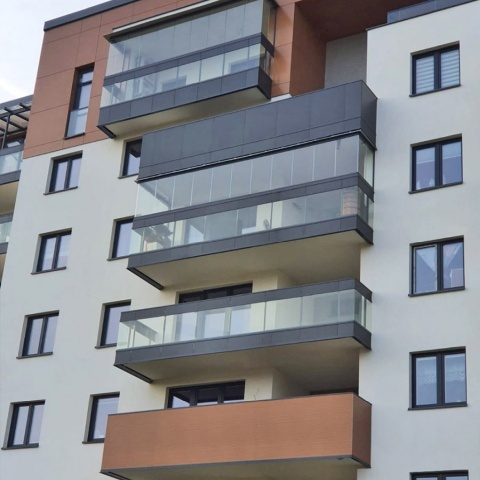 Bezrámové rámové balkónové systémy, výrobca Poľsko